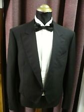 Giacca Spencer Uomo Nero Sartoriale Cucita a mano Lana TG 48 Made in Italy
