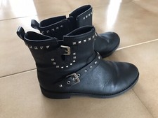 Stivaletti Bambina ZARA Nr 34 Colore NERI Usati Molto Poco Come Nuovi