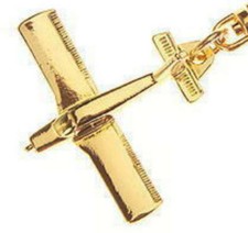 Piper Cherokee Key Ring Gold