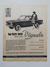 Clipping Pubblicità Advertising 1963 FIAT 1300 e 1500 BERLINA by Vignale