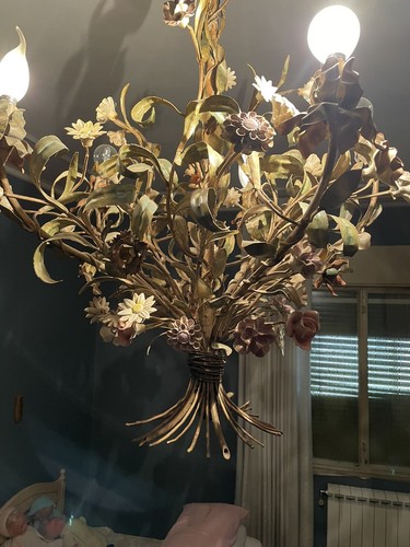 Lampadario capodimonte vintage - capodimonte,