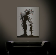 Silhouettes Tela Immagini Nero