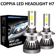 COPPIA LAMPADINE FARI H7 COB
