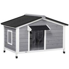 CASETTA PER CANI IN LEGNO CON
