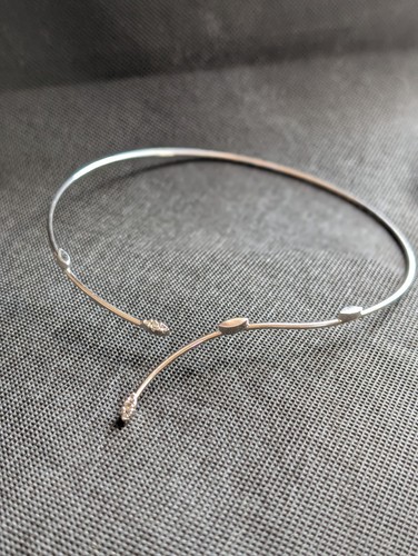 Collana rigida argento - 💎,