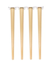 4 gambe del tavolo in legno
