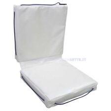 CUSCINO GALLEGGIANTE PER BARCA LALIZAS DOPPIO BIANCO cm 83x40x6,5 DECK CUSHIONS