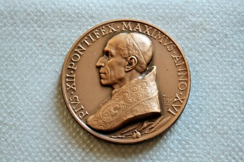 Medaglia pio xii 1954 - pio, anno