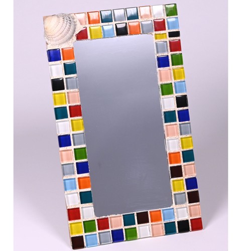 Set mosaico specchio cornice