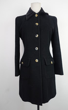 VALENTINO OLIVER COAT CAPPOTTO GIACCA DONNA TG 42 JACKET WOMAN LANA WOOL NERO