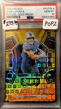 2023 Panini Select Future Sam LaPorta #FUT-SLA Gold Prizm /10 (RC) Gemma MT PSA10