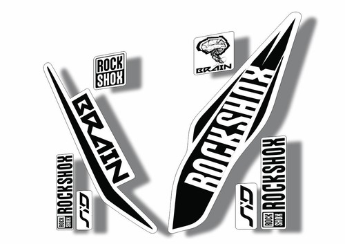 Adesivo decalcomania rock shox - adesivo,