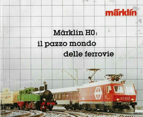Marklin catalogo 1984 - marklin, 1984/85