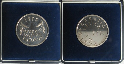 Triu svizzera franchi 1975 - *triu*,
