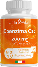 Coenzima Q10 Ubiquinone 200Mg 150 Capsule Vegane - Integratore Coq10 Altamente B