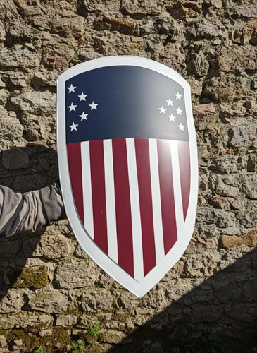 Bandiera americana scudo