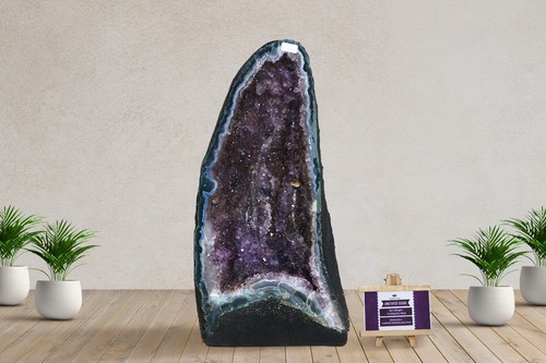 Ametista quarzo cluster - ametista, geode