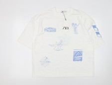 T-shirt donna ZARA bianca