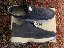 Hogan Interactive Sneakers Uomo - Blu Scamosciate - Hogan Size 9 NUOVE (BNWT)