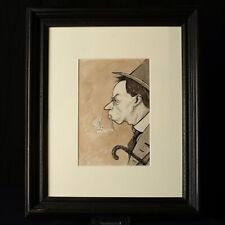 Caricatura Lavis XIX Secolo