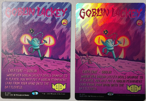 Mtg secret lair goblin - mtg,