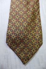 FENDI ROMA 100% SETA SILK TIE CRAVATTA NECKTIE MADE ITALY VINTAGE CLASSIC