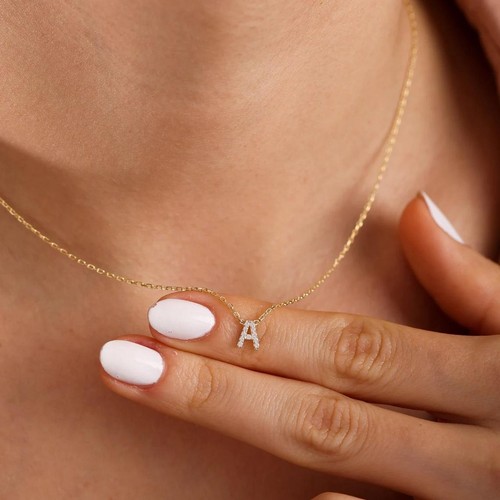 Collana donna lettere tutto - collana,
