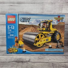 LEGO City 7746 Rullo a Tamburo Singolo NUOVO Camion da Costruzione Compattatore Rullo a Vapore