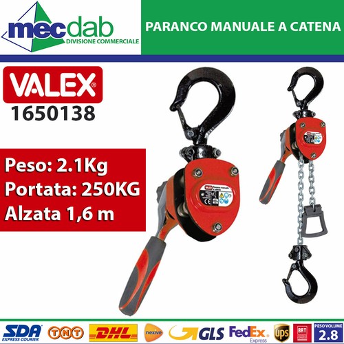 Paranco manuale catena - paranco,