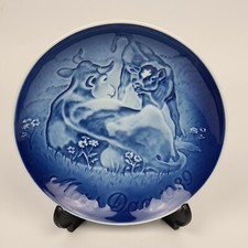 Royal COPENHAGEN  Bing & Grondahl MORS DAG PIATTO Mother's Day PORCELLANA 1989