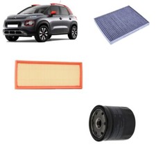 Kit tagliando 3 filtri per Citroen C3 Aircross II 1.2 Puretech benzina 2017+