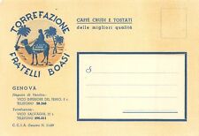 C7201) GENOVA, TORREFAZIONE FRATELLI BOASI, CAFFE' CRUDI E TOSTATI.
