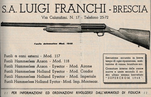 Pubblicita 1950 luigi - pubblicita'1950, franchi