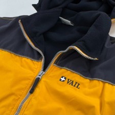 Giacca invernale in pile da montagna primavera UOMO Vail stazione sciistica Colorado TAGLIA XL