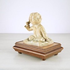 SCATOLINA LEGNO CON BAMBINO IN