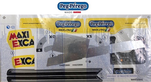 Peg perego adesivi trattore - peg,