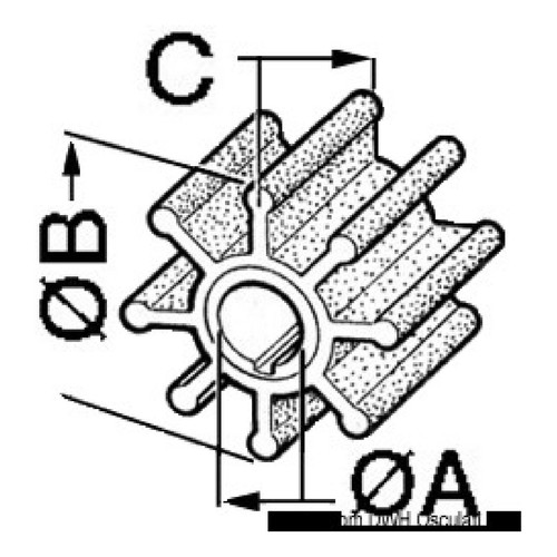 Cef marine girante mercury - marine,