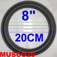 Sospensione Woofer 195 mm in GOMMA! Bordo riparazione casse riconatura 19 20 cm