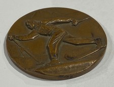Medaglione in Bronzo campionati del mondo Sci - Cortina. 1941.