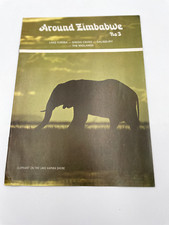 Bruchure  pubblicitaria Around Zimbabwe n. 2 1980 Victoria falls Wankie Park 198