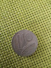 Moneta Dieci  10 Lire Spiga del 1955.