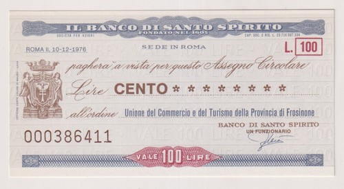 Miniassegni banco santo - miniassegni,