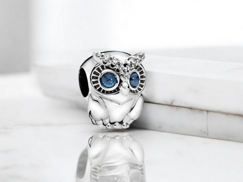 Charm gufetto argento - charm,