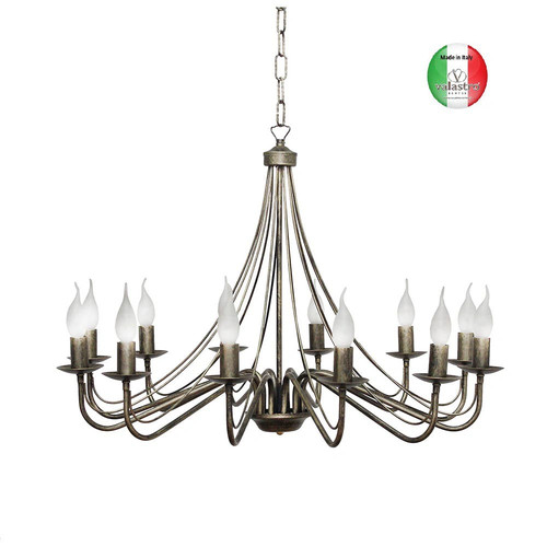Lampadario ferro battuto - in,