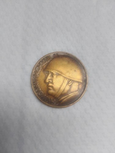Moneta rara lire mussolini - moneta,
