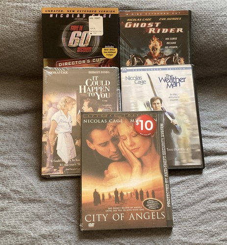 Nicolas cage dvd - 5, lot