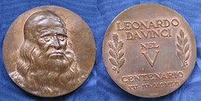 MEDAGLIONE LEONARDO DA VINCI
