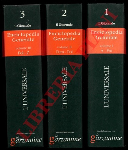 Enciclopedie l universale - -, l'universale