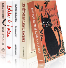 5 Pezzi Libri Decorativi per