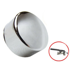 Pulsante CROMATO Freno a Mano per Peugeot 207, 208, 301 Citroen C3 C4 C Elysee;